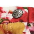 thumbnail image 5 of Girls' Flower Printed Trousers with Zip Fly and Snap Closure RH1186, 5 of 7