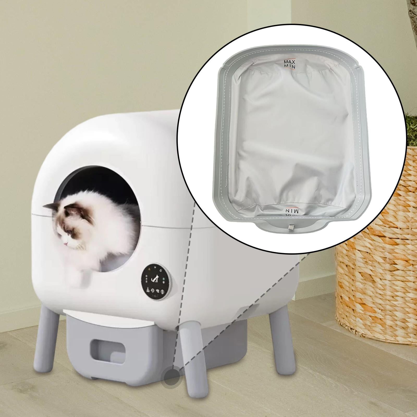 Cat Litter Box Mat Removable Liner Tray Smart Cat Litter Box Liner Durable Triple Protection for Cat Cleaning Area