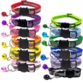 thumbnail image 1 of (12 colores) Collar reflectante para gato, Collar y campana antiestrangulamiento para gatito, Collar ajustable para gato, accesorios para gatos y mascotas, 1 of 5