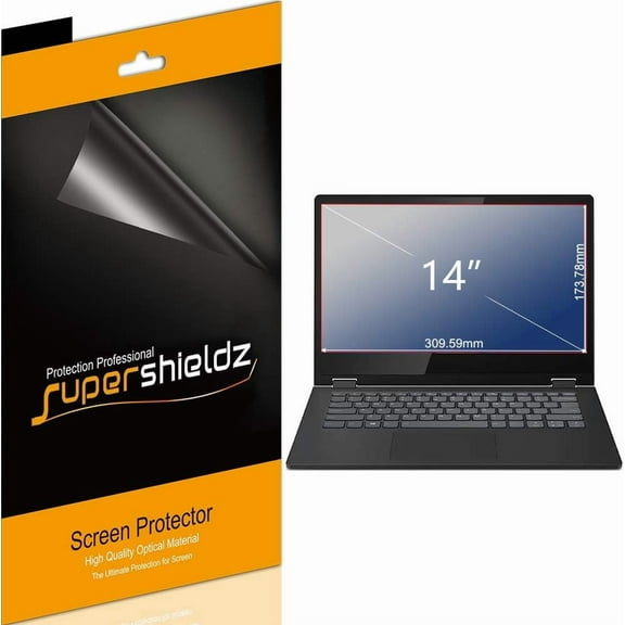 (3 Pack) Supershieldz Anti-Glare (Matte) Screen Protector Designed for Universal 14 inch with 16:9 Aspect Ratio Laptop (309.59mm x 173.78mm)