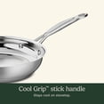 thumbnail image 3 of Cuisinart 722-20 Colección de utensilios de cocina de acero inoxidable Chef's Classic de 8 pulgadas, sartén abierta de 8 pulgadas, 3 of 5
