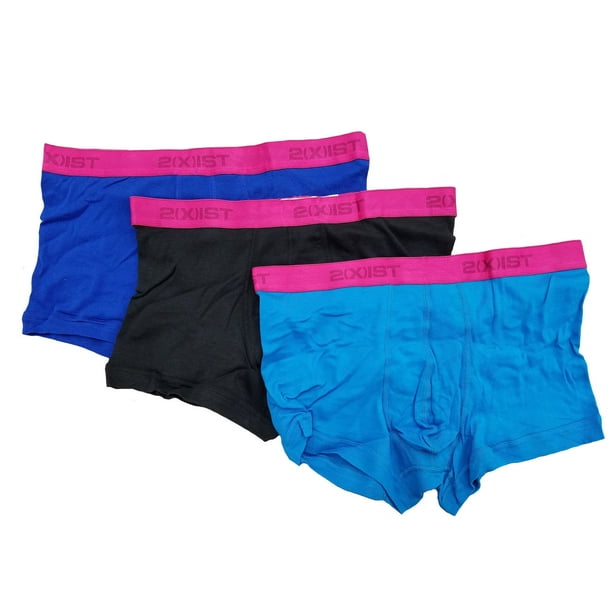 2(X)IST - 2(X)ist Men's Essential Cotton No-Show Trunk Underwear 3-Pack
