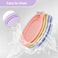 thumbnail image 4 of PoyPet Large Silicone Collapsible Dog Bowl 500 mL, Portable Water Bowl for Dogs Cats Pet Foldable Feeding Watering Dish for Traveling,Purple, 4 of 8