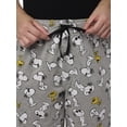 thumbnail image 2 of Pantalones de pijama tipo lounge para hombre Peanuts Snoopy gris XXL, 2 of 9