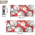 thumbnail image 3 of Baseball Sport Pattern Beach Towel Fast Drying Camping Towels Sand Free Beach Blanket Soft Absorbent Travel Sport Towel for Gym Bath Shower Swimming 31" x 71" Washcloth Gift, 3 of 7