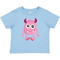 thumbnail image 3 of Inktastic Cute Monster, Pink Monster, Funny Monster, Horns Boys or Girls Baby T-Shirt, 3 of 5