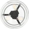 thumbnail image 5 of Ashley Harbour Transitional 3-Lights Semi Flush Mount Lights, Black, 5 of 5