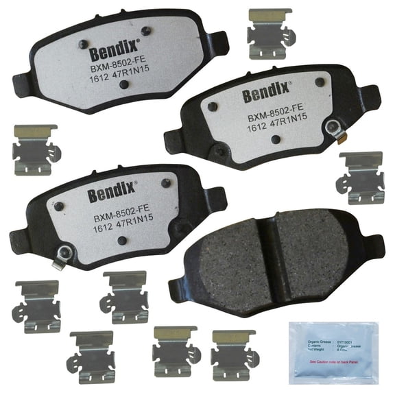 Bendix Brakes Disc Brake Pad Set Fits select: 2013-2015 FORD EXPLORER, 2012-2014 FORD FLEX