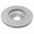 thumbnail image 2 of Geelife Performance Brake Rotor Drilled Slotted Front G-Coated Pair For 745 750 760, 2 of 9