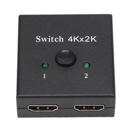 Switcher Splitter Hub, 2.0 Bi-directional Switch 3D UHD 4K Switcher 1x2 ...