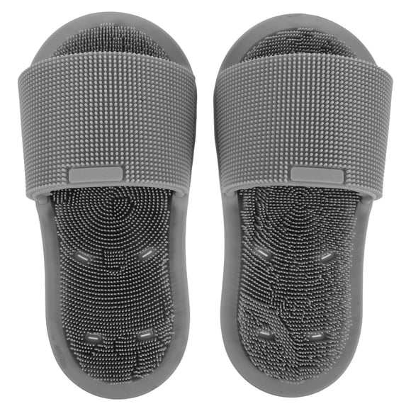 CRAFTHROU 2Ud Zapatillas Masajeadoras Para Con Ventosas Y Silicona Gris Antideslizante