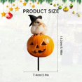 thumbnail image 5 of (Clearance) pdqouc Chicken Skeleton Halloween, Skeleton Riding Rooster Halloween Decor 2D Metal Yard Sign with Stakes Realistic Halloween Chicken Ornament for Outdoor Yard Lawn Garden, 5 of 9