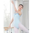 thumbnail image 6 of Ballet Leotard Adult Dance Bodysuit For Women Gymnastic Short Sleeve Dancewear, 6 of 7