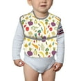thumbnail image 6 of Hirioo Vegetable for Baby Waterproof Pocket Bib Adjustable Closed for Babies Toddlers with Large Pocket 6-24Months, 6 of 8