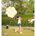 thumbnail image 4 of PMU Balloons 11 Inch PartyTex Silk Ivory Latex Pkg/100, 4 of 7