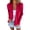 #2 long sleeve_Red, variant on Women's Lapel Front Knit Cardigan Faux Suede Trim Open Front Long Sleeve Work-Ready Dressy Casual Minimalist Fall Versatile Cover-Up