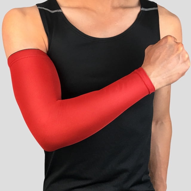 1pc Summer Sports Sleeves For Basketball Cycling Running Breathable Compression Sunscreen Arm Cover Unisex Cooling Arm Sleeves