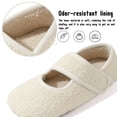thumbnail image 3 of BERANMEY Cozy Women Slippers Comfy House Slippers for Women & Men Wide Diabetic Sock Slippers Soft & Cozy Barefoot House Shoes Indoor/Outdoor, 3 of 9