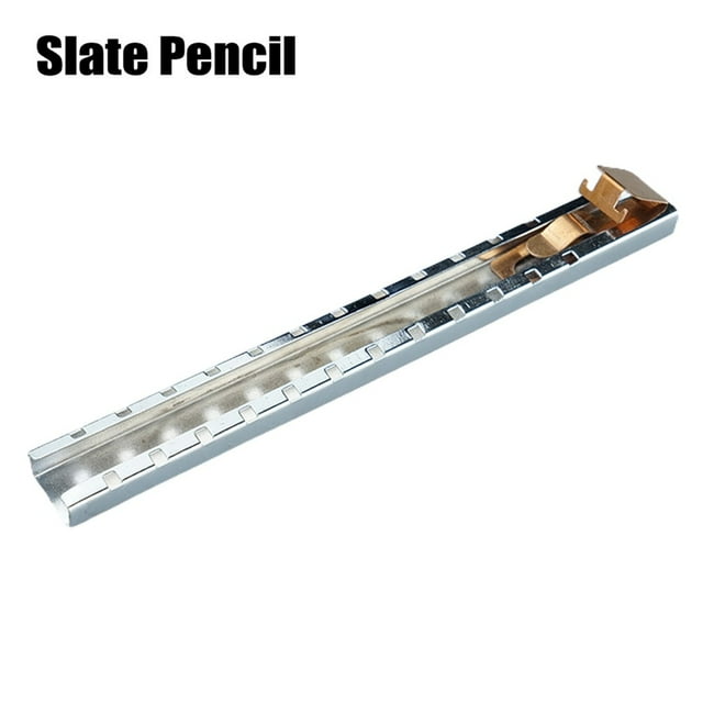 Ruibeauty White Slate Pencil Soapstone Marker + Holder Engineering Marking Tool Talc Pen