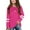 Hot Pink, variant on HCNTES Girls Long Sleeve Shirts Soft Cotton T-Shirts Crewneck Basic Tees for Kids and Teen Girls Tops Clothes(Blue,6-7 Years)