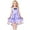 Purple Plaid, variant on Girls Dress Halloween Costume Pumpkin Ghost Cosplay Halter Dress 10 Years