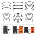 thumbnail image 2 of BIBABLYKE 3/6Pcs Electric Guitar Effect Pedal Patches Cable Cord Right Angle Pedal Board Cables Musical Instrument Accessories, 2 of 8