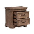thumbnail image 4 of Magnussen Home Adler Court Florentine Walnut Drawer Nightstand, 4 of 12