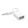 thumbnail image 4 of Flmtop Câble Audio Convertisseur Auto USB Femelle vers Jack 3.5mm aux Mâle, 4 of 9