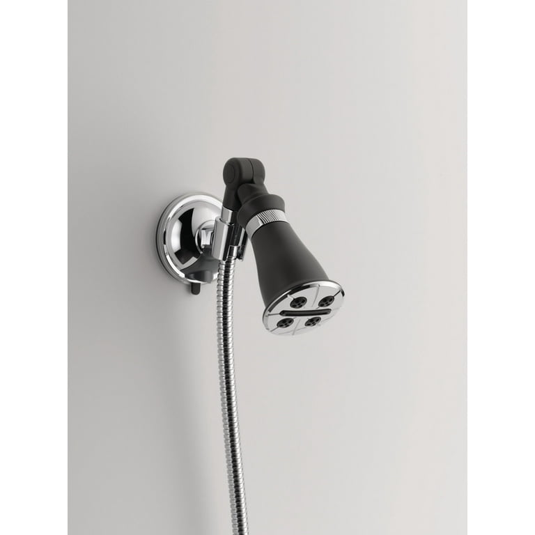 Peerless Universal Showering Component Suction Cup Hand Shower Wall Mount in Chrome Peerless Universal Showering Component Suction Cup Hand Shower Wall Mount in Chrome