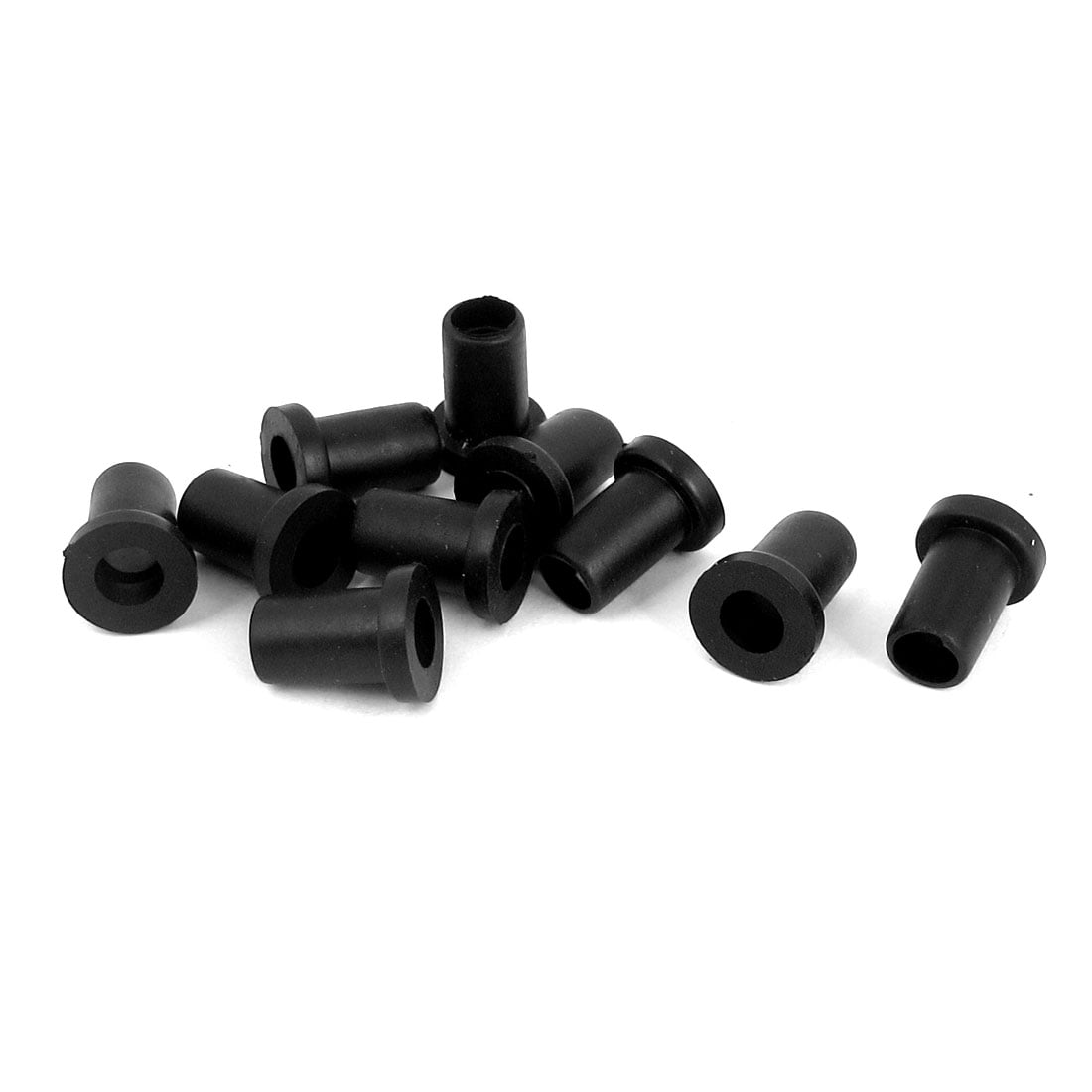 10pcs 14mm Long 7.55mm Rubber Strain Relief Cord Boot Protector Wire
