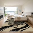 thumbnail image 3 of ODIKA 5' x 7' Machine Washable Non-Slip Area Rug, graphic print High Traffic Rug, Beige, 1312459, 3 of 7