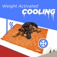 thumbnail image 3 of Reversible Cooling Pet Mat, Medium, 24" x 30", Navy and Teal, 3 of 5