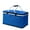 Sky Blue, variant on Portable 30L Insulated Picnic Basket Sturdy Aluminum Frame Foldable Basket for Camping and Beach Outings Shopping Bag