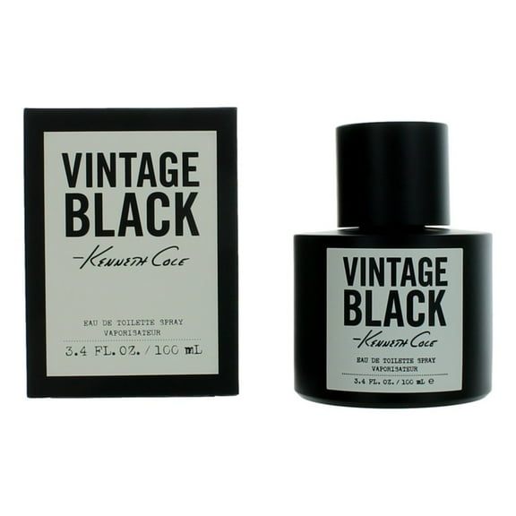 Kenneth Cole Black Vintage Cologne for Men, 3.4 Oz