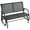 Grey, variant on Patio Furniture Outdoor Rocking Chairs, Foldable Reclining Zero Gravity Lounge Rocker w/ Pillow, Cup & Phone Holder, Combo Design w/ Folding Legs, Brown,Patio Chairs