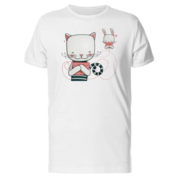 Cat Got Love Letter Tee Men's -Image by Shutterstock
