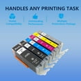 thumbnail image 6 of 850 PGI-850XL CLI-851XL CLI 851 Ink Cartridges Compatible for Canon MG5480 5580 5680 6380 6400 6680 7180 7580 IP7280 8780 Inkjet Printers, Leak-Proof Design Crisp Printing, 6 of 7