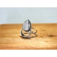 thumbnail image 6 of Heaven Crafts 925 Sterling Solid Silver Crystal Quartz Silver Ring Teardrop Gemstone Handmade Jewelry Statement Ring, 6 of 6