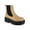 Cappuccino PU, variant on PORTLAND by Portland Boot Company Platform Lugsole Chelsea Boot