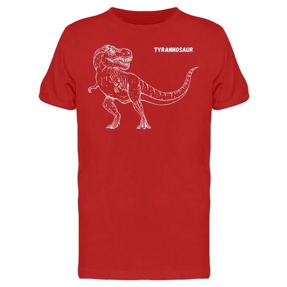 Tyrannosaur Sketch T-Shirt Men -Image by Shutterstock, Male Large