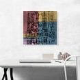 thumbnail image 2 of ARTCANVAS Clock Tower Modern Art Painting Home decor Canvas Art Print - Size: 18" x 18" (0.75" Deep), 2 of 9