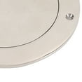 thumbnail image 4 of Powkky Deck Plate 5in 316 Stainless Steel Waterproof Inspection Hole Cover Round for Ship, 4 of 10