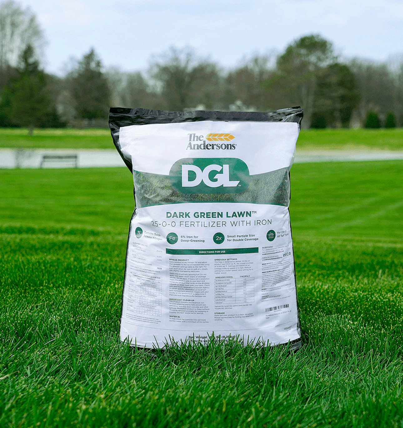 The Andersons Professional DGL Dark Green Lawn™ 25-0-0 Fertilizer - Covers 5,000 sqft. (18lb. Bag)
