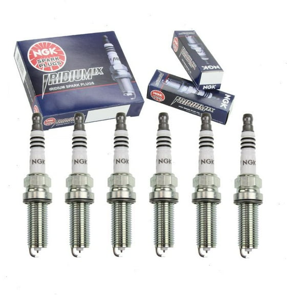 6 pc NGK Iridium IX Spark Plugs compatible with Infiniti EX35 3.5L V6 2008-2012
