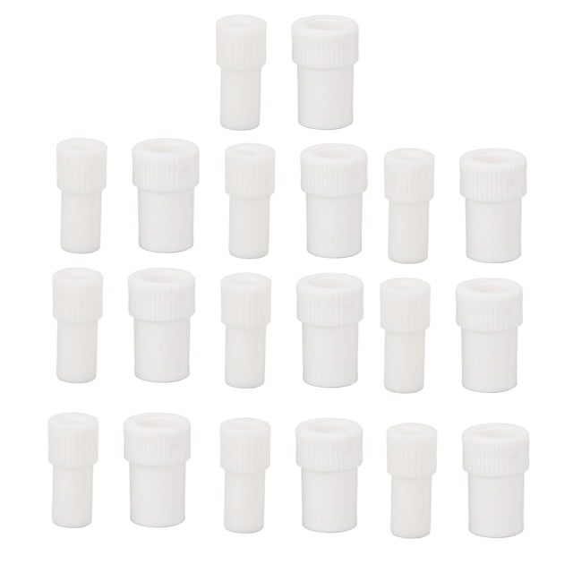 10 pares de eyectores de saliva, convertidor de succión débil y fuerte, adaptador de eyector de succión oral blanco desechable para clínica oral
