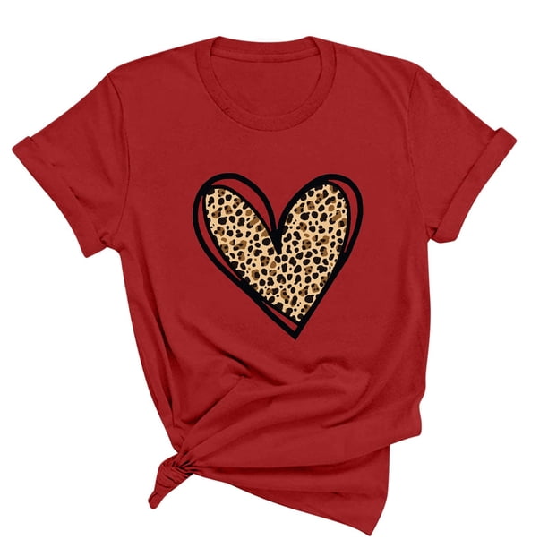Blusas de Manga Corta para las Mujeres Divertida Impresión Cuello Redondo Camiseta Vintage, Blusas de Primavera para las Mujeres