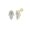 Yellow 14Kt, variant on 10K Yellow Gold Baguette Diamond Hamsa Eye Of Ra Earrings 0.63cttw