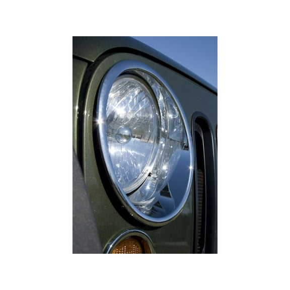 Rugged Ridge by RealTruck Headlight Bezel Kit for Wrangler JK | Chrome | 13311.20 | Compatible with 2007-2018 Jeep Wrangler JK