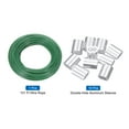 thumbnail image 3 of Uxcell Wire Rope 131Ft 304 Stainless Steel 1/8" with 10Pcs Sleeve Transparent, 3 of 7