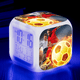 thumbnail image 1 of HANNTAOO Reloj despertador LED con diseño de fútbol, creativo reloj de mesa, reloj digital electrónico brillante y colorido para adultos, niñas, niños y niños, juguete para regalo de cumpleaños, 1 of 7